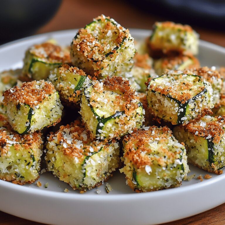 Zucchini Czosnkowe Kęsy z Parmesanem