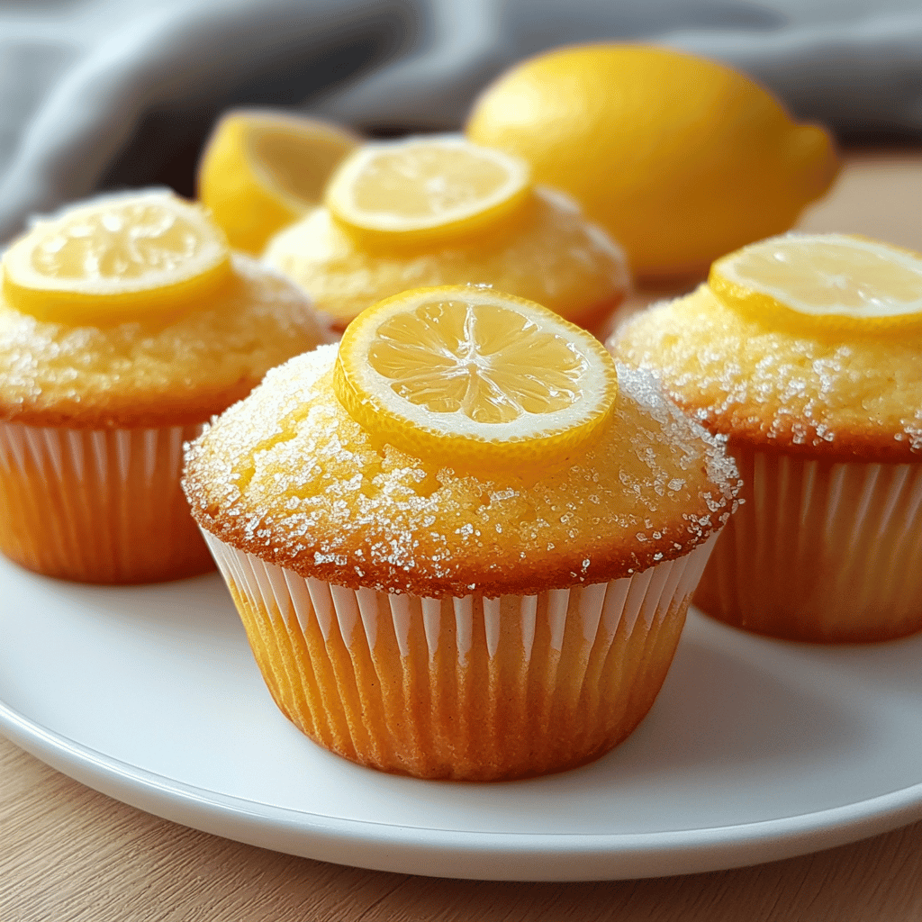 Puszyste Muffiny Cytrynowe