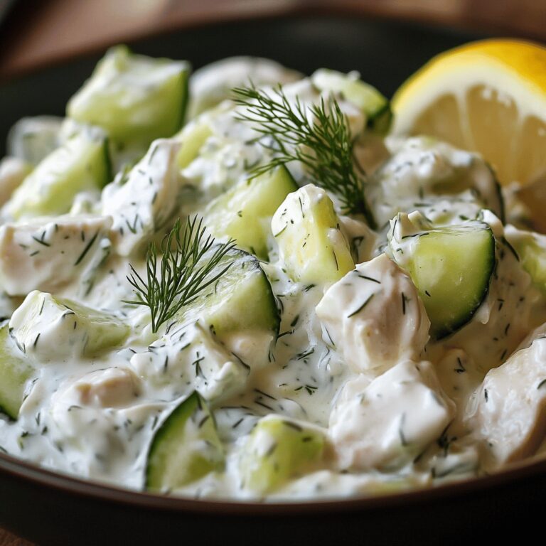 Sałatka z kurczaka Tzatziki - Pyszna!
