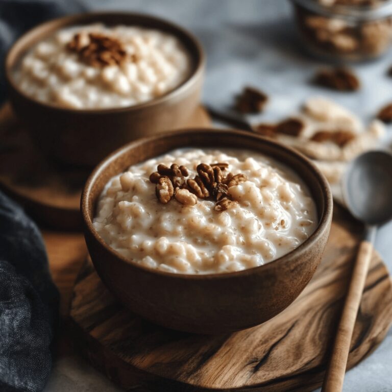 A warm and inviting modern kitchen scene featuring various cooking tools and ingredients for rice pudding. Soft, natural lighting illuminates the countertops, showcasing a variety of utensils, bowls, and rice pudding ingredients like rice, milk, and spices. The atmosphere conveys comfort and professionalism, reflecting the theme of a cozy food blog post about a beloved rice pudding recipe.